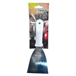 Espátula de Aço Inox 4" Profissional Resistente Grelha Chapas Frigideiras Cozinha Restaurante Elite