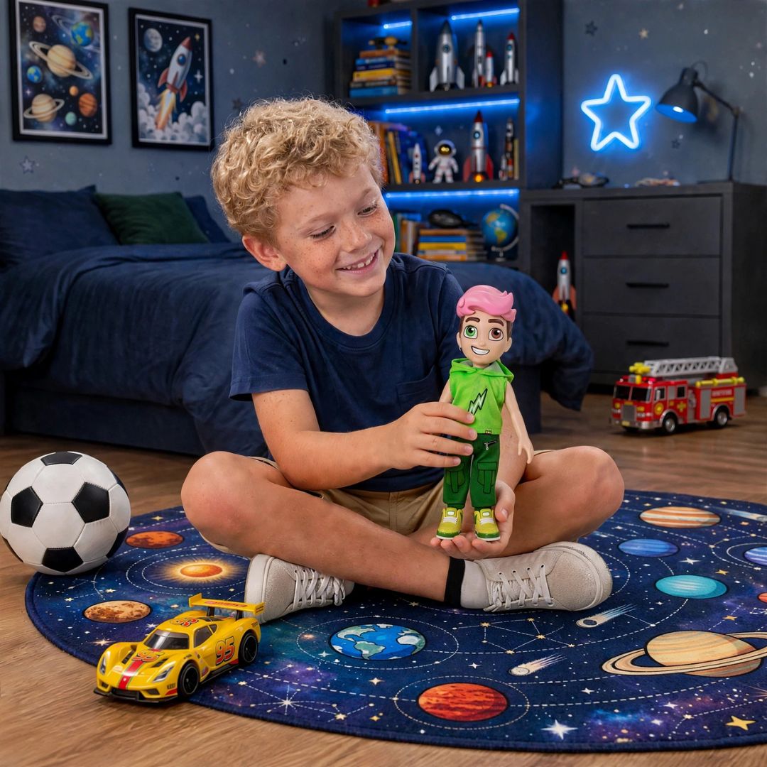 Boneco Void dos Rosas Chaveiro Brinquedo Infantil Presente Brincar Emilly Vick Criança Diversão Youtuber - Imagem 4