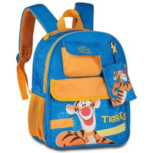 Mochila de Costas Infantil Tigrão Disney Escolar Menino Volta as Aulas Passeio Viagem Capuz Espaçosa
