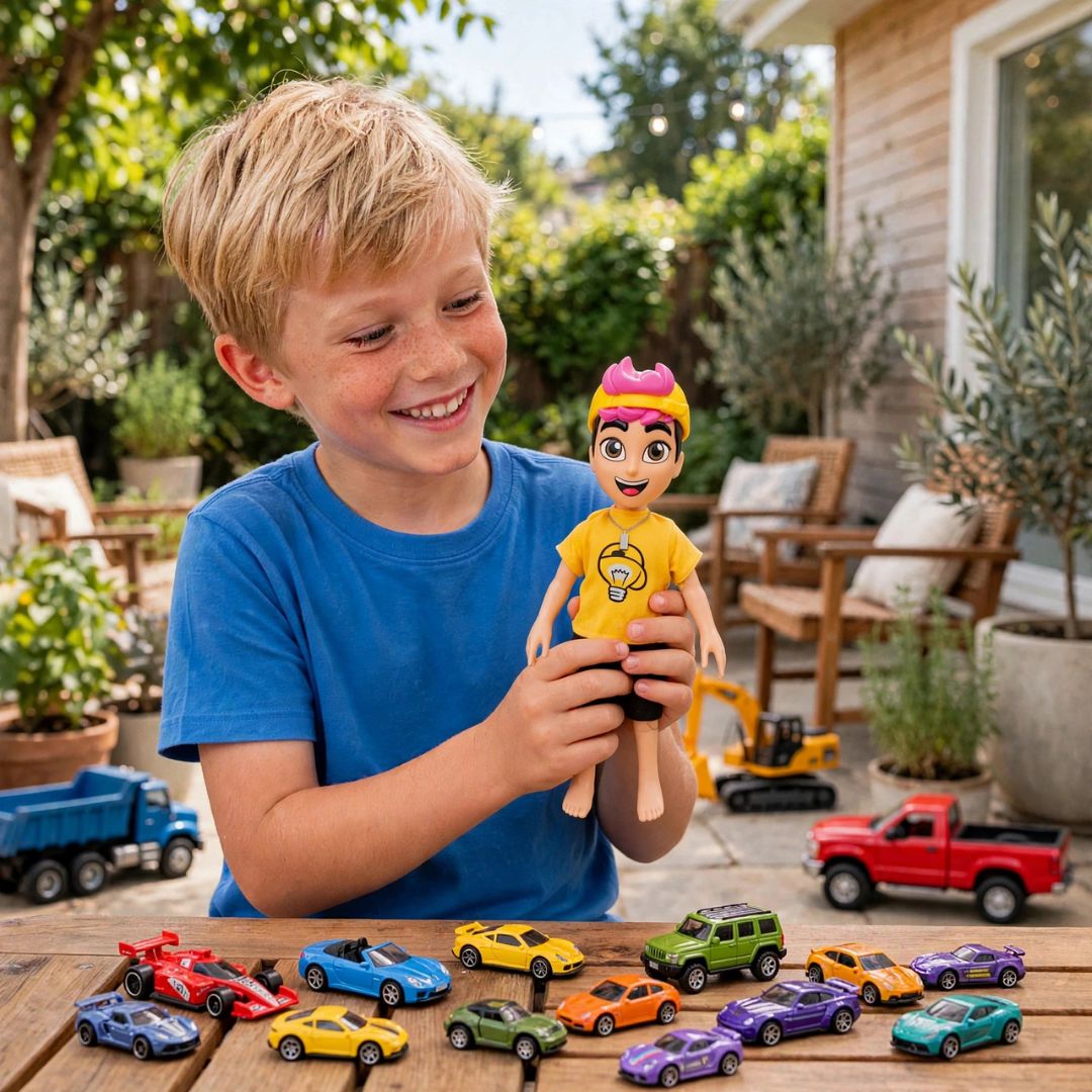 Boneco Leozin dos Rosas Chaveiro Brinquedo Infantil Presente Brincar Emilly Vick Criança Diversão Youtuber - Imagem 4