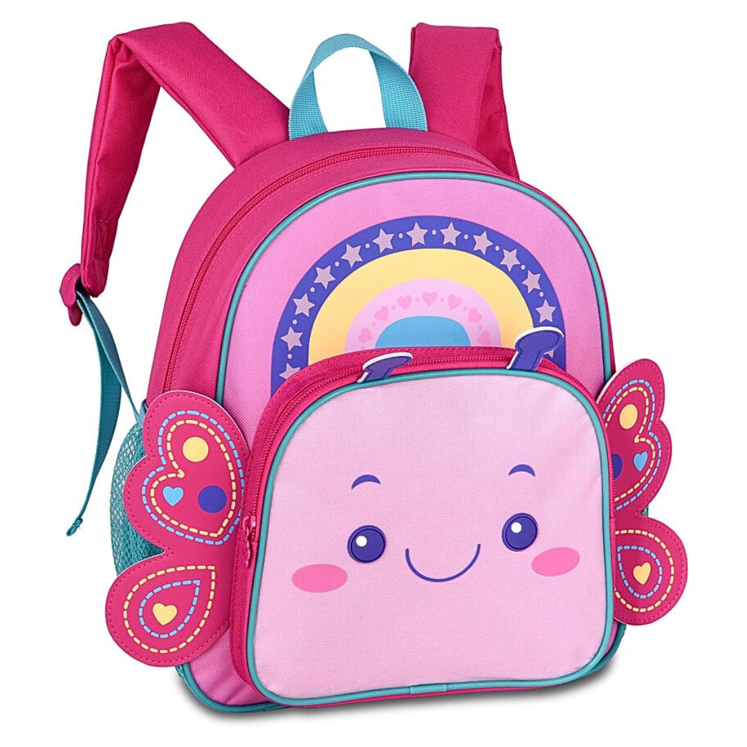 Mochila de Costas Infantil Abelhinha Borboleta Escolar Passeio Criança Viagem Volta as Aulas - Imagem 6