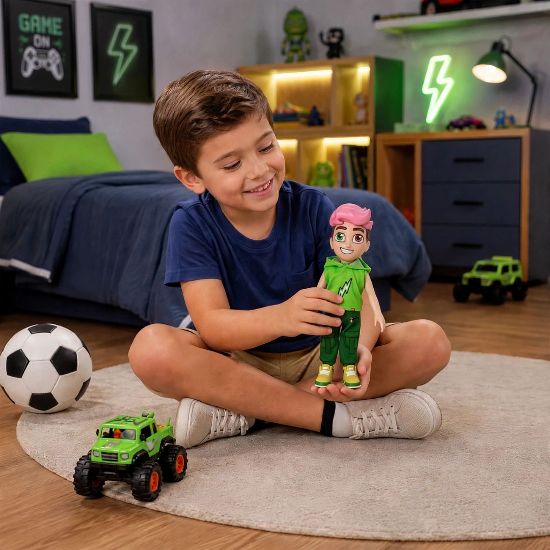 Boneco Void dos Rosas Chaveiro Brinquedo Infantil Presente Brincar Emilly Vick Criança Diversão Youtuber - Imagem 3