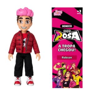 Boneco Robson dos Rosas Chaveiro Brinquedo Infantil Presente Brincar Emilly Vick Criança Diversão Youtuber