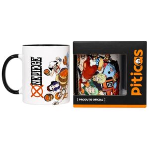 Caneca One Piece Universo Cerâmica 300ml Anime Geek Decorativa Presente Bebidas Quentes Café Chá