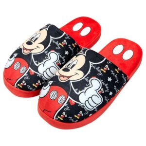 Pantufa Chinelo Mickey Mouse Disney Aconchegante Confortável Inverno Quarto Antiderrapante