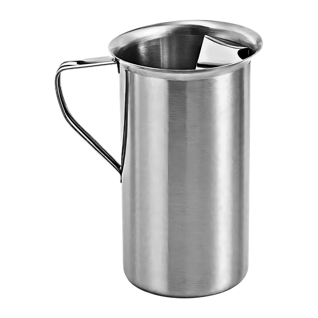 Jarra de Aço Inox 1,5L Água Suco Servir Bebidas Cozinha Praticidade Mesa Posta Elegante