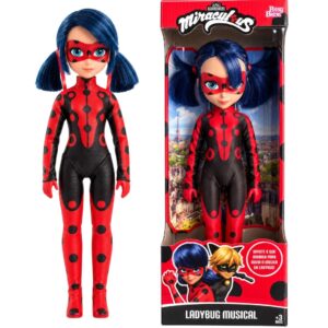Boneca Miraculous LadyBug Musical Som Articulada Brinquedo Menina Infantil Presente Criança
