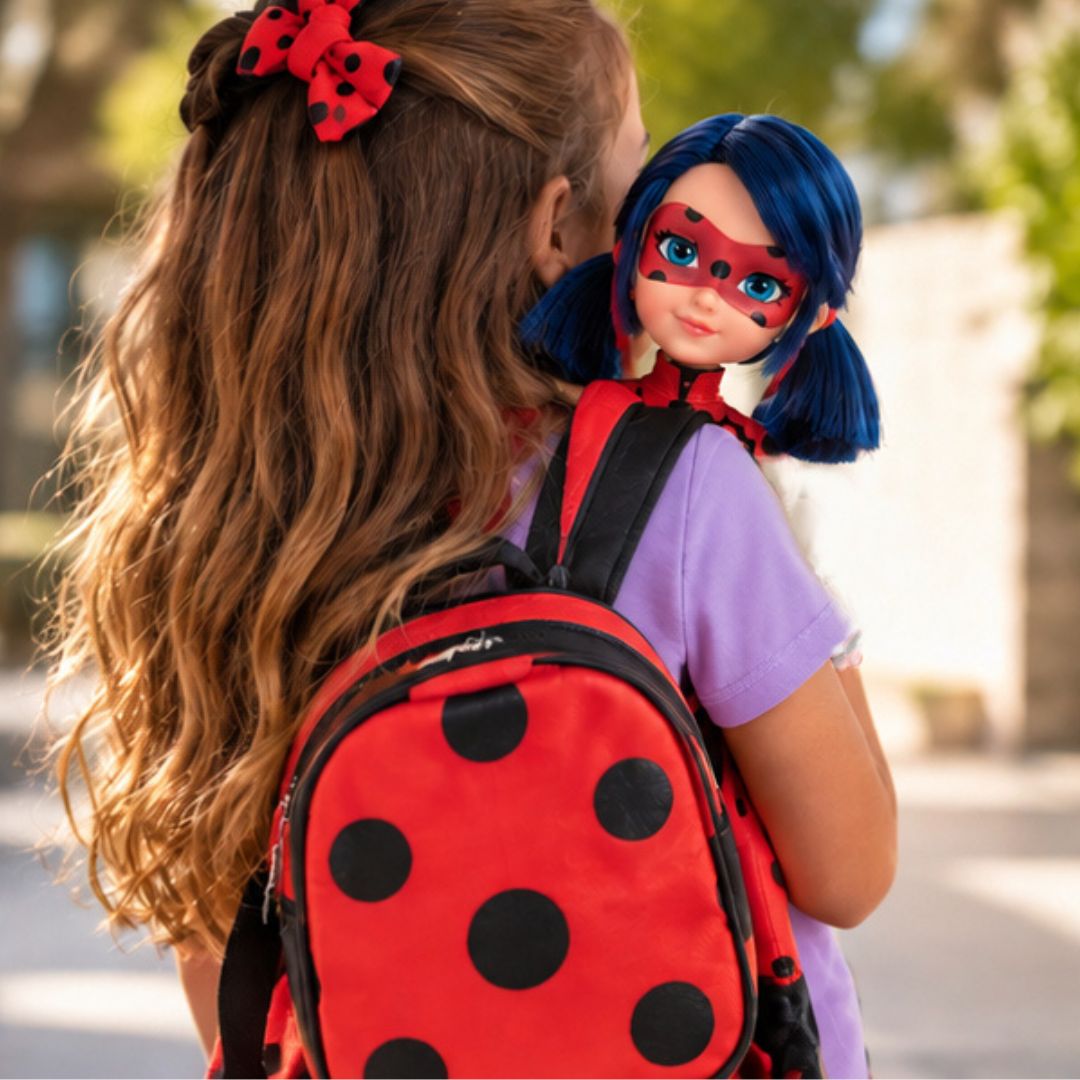 Boneca Miraculous LadyBug Musical Som Articulada Brinquedo Menina Infantil Presente Criança - Imagem 4