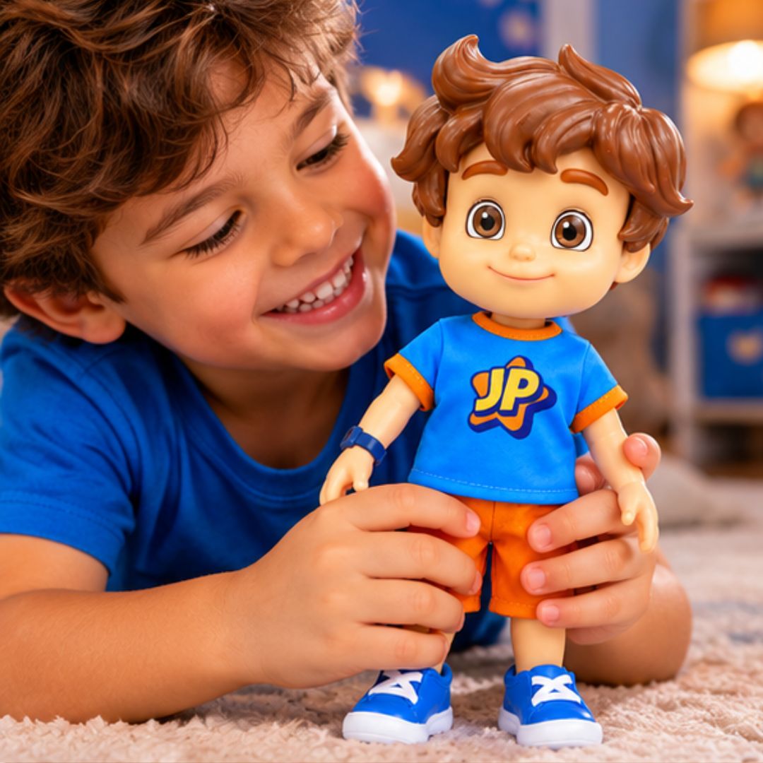 Boneco JP Tween Cachorrinha Nala Articulado Brinquedo Infantil Menino Brincar Youtuber Maria Clara Presente Criança - Imagem 4