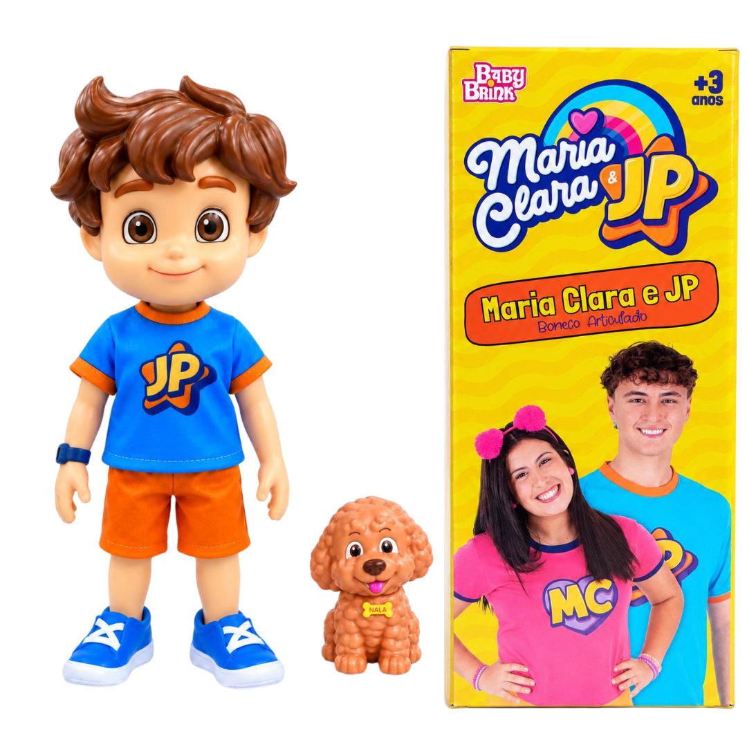 Boneco JP Tween Cachorrinha Nala Articulado Brinquedo Infantil Menino Brincar Youtuber Maria Clara Presente Criança